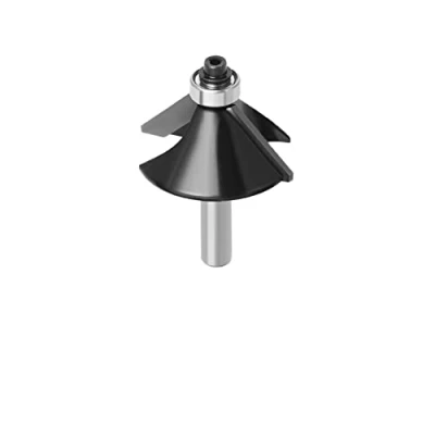 Afbeelding van 1 pc 8mm Schacht 45 Graden Afschuining Router Bit De Rand Vormen Bevel Houtbewerking Frees for Hout bits(8X44X45 Degree)