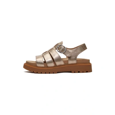Afbeelding van Timberland Sandalen, Dames, Maat: 41, Gold metallic Textiel
