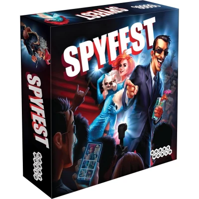 Afbeelding van Cryptozoic Spyfest Standalone spel in de Spyfall serie Spannend detective bordspel Voor jong en oud Ideaal gezelschapsspel grote groepen Leeftijden 12+ 4 10 spelers Engels