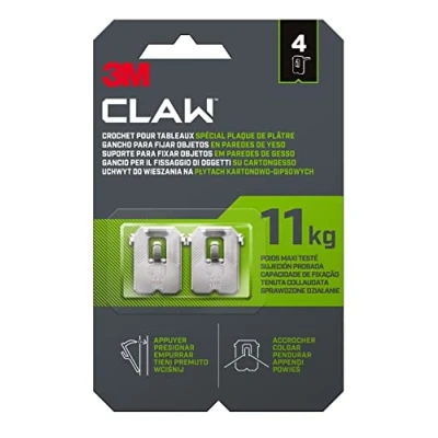 Afbeelding van 3M Claw 3PH11 4WMR, 4 haken voor gipsplaat