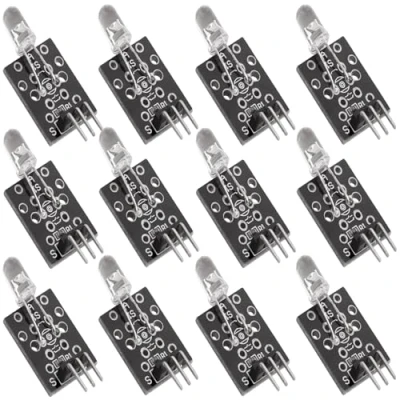Afbeelding van GERUI 12 stuks KY 005 3 pins IR infrarood transmitter emissie sensormodule voor Arduino en met Raspberry Pi