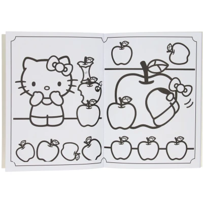 Afbeelding van Boek Specials Nederland BV Super Color Kleurboek Hello Kitty met Potloden