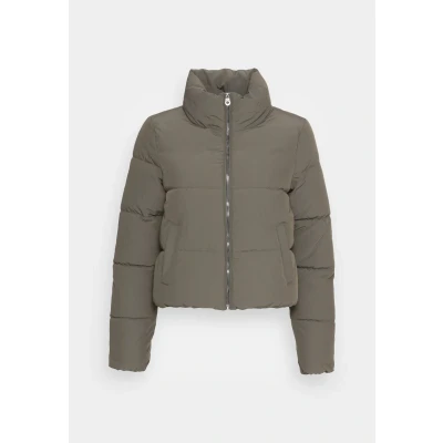 Afbeelding van ONLY Onldolly Short Puffer Jacket Winterjas, Dames, Maat: XL, Grape leaf