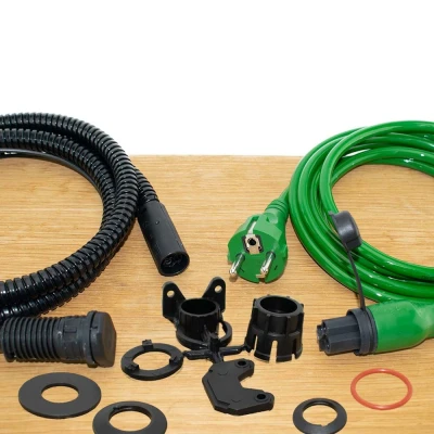 Afbeelding van MiniPlug Walstroomkabelset 5 meter 16A + chassis