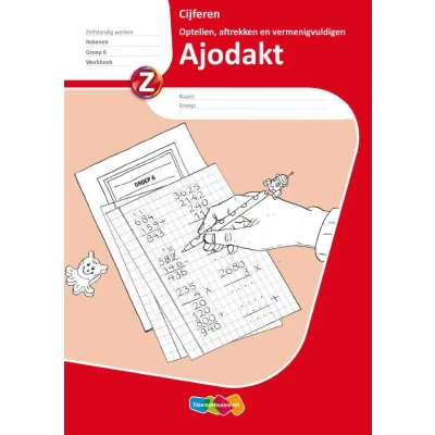 Afbeelding van Ajodakt Cijferen set a 5 ex Groep 6 Werkboek (Paperback)