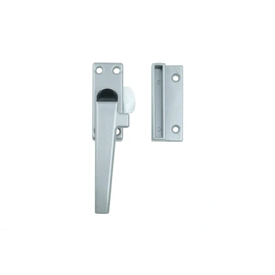 Afbeelding van Raamsluiting met Drukknop Aluminium Links Per Stuk