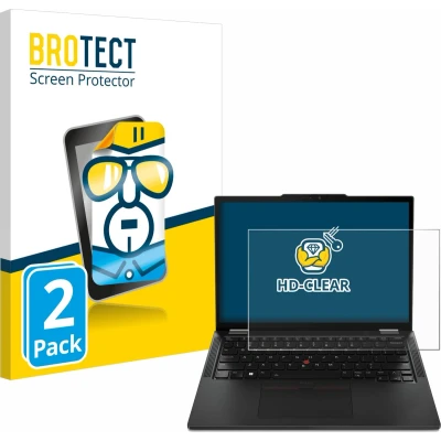 Afbeelding van BROTECT Screenprotector voor Lenovo ThinkPad X13 Gen 4 Folie Beschermfolie transparant (2 Stuks)