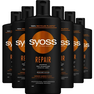 Afbeelding van 6x Syoss Repair Shampoo 440ml