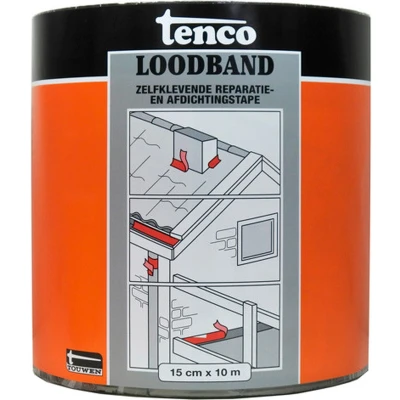 Afbeelding van Tenco Loodband SBS Zelfklevend 15 CM x 10 M Woning onderhoud