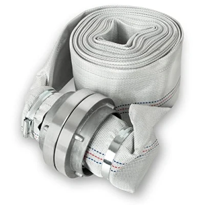 Afbeelding van EBERTH 3&quot; Brandslang platte slang met Storz koppeling, slanglengte 10m, diameter 3 inch (75mm), textielslang, industriële slang, waterslang, pompslang, tuinslang, 75 B