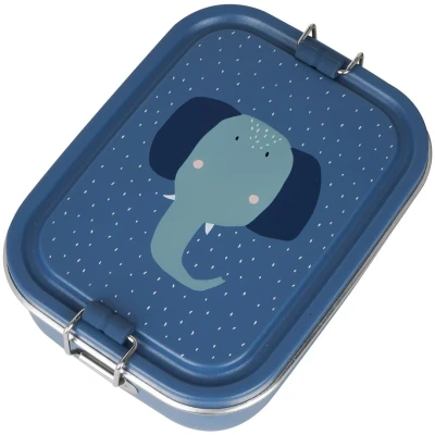 Afbeelding van Trixie rvs broodtrommel mrs. elephant 800 ml