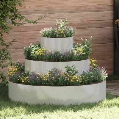 Afbeelding van Metalen Planter Gegalvaniseerd staal 90 cm Duurzaam