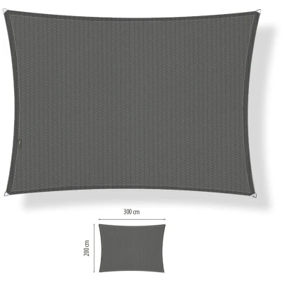 Afbeelding van Shadow comfort schaduwdoek rechthoek 2 x 3 m Cool Grey