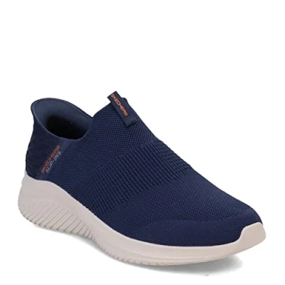 Afbeelding van Skechers Ultra Flex 3.0 Smooth Step Slip ins Instappers voor heren, handsfree, Donkerblauw, 8.5 Wide