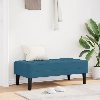 Afbeelding van vidaXL Banken blauw 100% polyester met multiplex onderstel