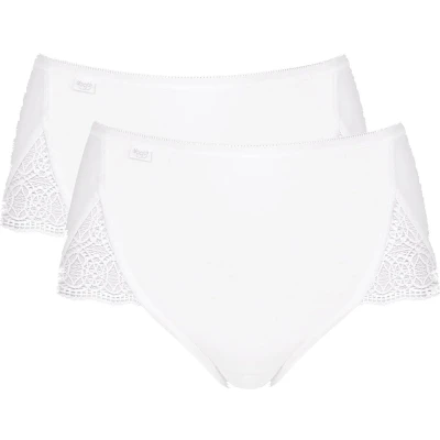 Afbeelding van Sloggi Purse Sense LUX MAXI 2 PACK Slip, Dames, Maat: 40, White