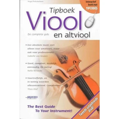 Afbeelding van Tipboek viool en altviool met tipcodes