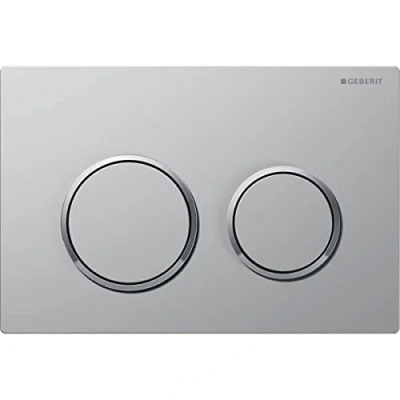Afbeelding van Geberit bedieningsplaat omega20 2 toets easy to clean mat chroom 115 085 jq 1