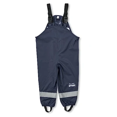 Afbeelding van Sterntaler Uniseks regenbroek voor kinderen, ongevoerde regenbroek, marineblauw, 128 cm