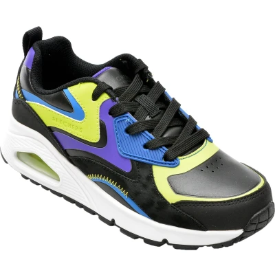 Afbeelding van Skechers Kinder Uno Gen1 COLOR SURGE Sneaker 403647L BKMT zwart/multi