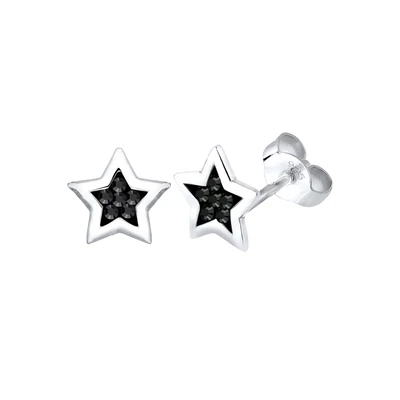 Afbeelding van Elli Stern Astro Trend Oorbellen, Dames, Maat: One Size, Schwarz