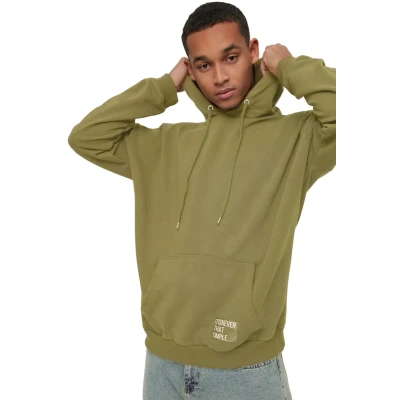 Afbeelding van Trendyol Lila Oversized/Wide Cut Fleece/Warm Sweatshirt Met Capuchon Tmnaw21Sw2005