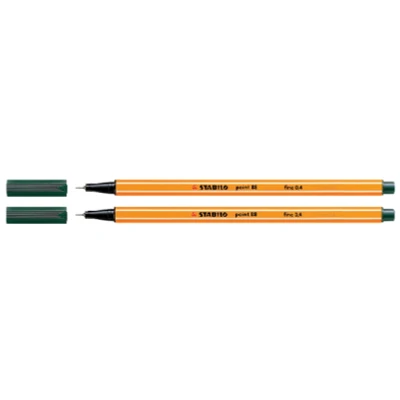 Afbeelding van STABILO point 88 fineliner, olijfgroen