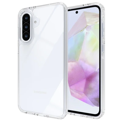 Afbeelding van Samsung Galaxy A36 Hoesje Kunststof Accezz Softcase/Backcover Transparant Telefoonhoesje Shockproof/Valbescherming Black Friday Deals