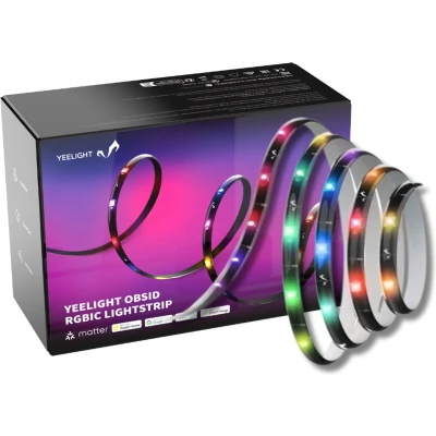 Afbeelding van Yeelight Obsid RGBIC Lightstrip 16 miljoen kleuren Energiezuinig Creëer elke sfeer