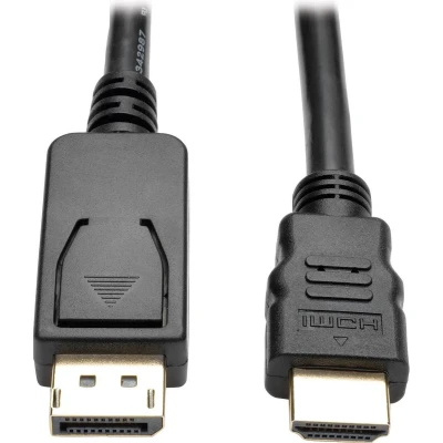 Afbeelding van Tripp Lite P582 006 V2 video kabel adapter 1,83 m DisplayPort HDMI Zwart, Metallic