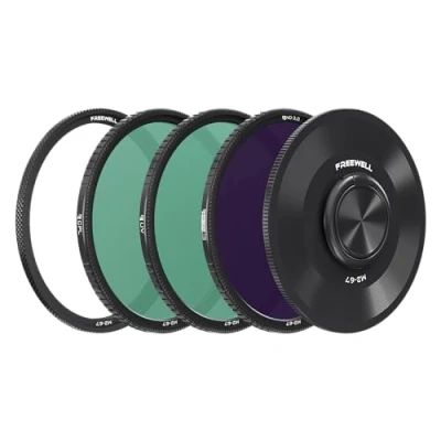 Afbeelding van Freewell M2 Magnetische snelkoppeling 3 pack 67mm ND1000, CPL, UV