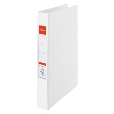 Afbeelding van Ringband Esselte Vivida A4 2 rings O mech 25mm PP wit