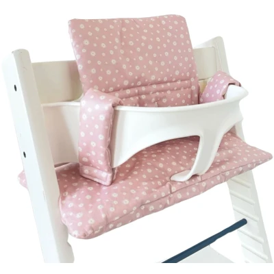 Afbeelding van Stoelverkleiner TrippTrapp Geschikt voor Stokke Tripp Trapp Kussenset Kinderstoel Verkleiner Perfecte Pasvorm Geplastificeerd en Snel Schoon Daisy