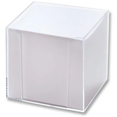 Afbeelding van memokubus met inhoud Folia 9,5x9,5x9,5cm 700 vel wit