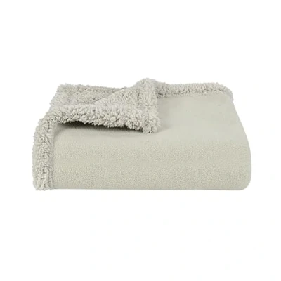 Afbeelding van Hondendeken Waterdicht, Wasbaar Hondenbed Pluche En Antislip Met Super Zachte Sherpa 125x75 cm, Grijs/Tuape