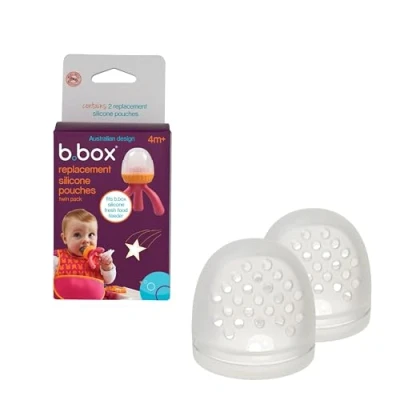 Afbeelding van b.box Siliconen Fresh Food Feeder Vervanging Pouch (2 Pack) Past op