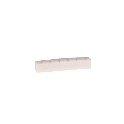 Afbeelding van Alnicov 6 String Elektrische Bone Nut Vee Slotted Vervanging (43mm, Ongebleekt)