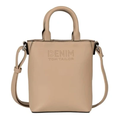 Afbeelding van TOM TAILOR Denim bags Heidy dames shopper schoudertas klein bruin, mode