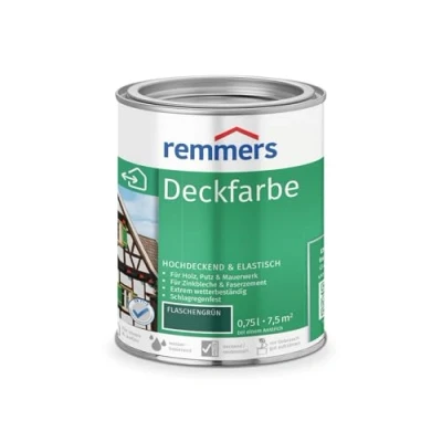 Afbeelding van Remmers Tuinhuis Beits Color 0,75L Flessengroen