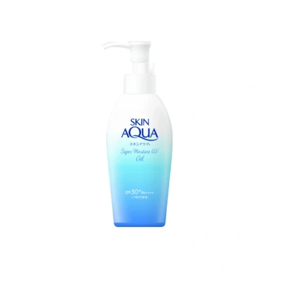 Afbeelding van Skin Aqua Super Moisturizing UV Gel Pump Large Size 140g / 4.9oz 2023 versie