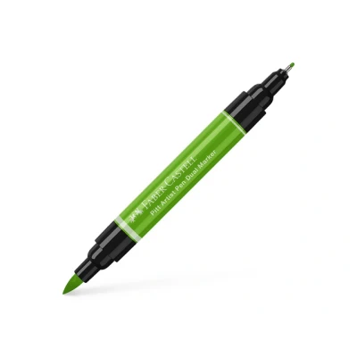 Afbeelding van 4x Tekenstift Faber Castell Pitt Artist Pen duo marker 112 loofgroen