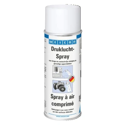 Afbeelding van WEICON persluchtspray, 400 ml, persluchtbus incl. spuitslang, droog &amp; contactvrij reinigen