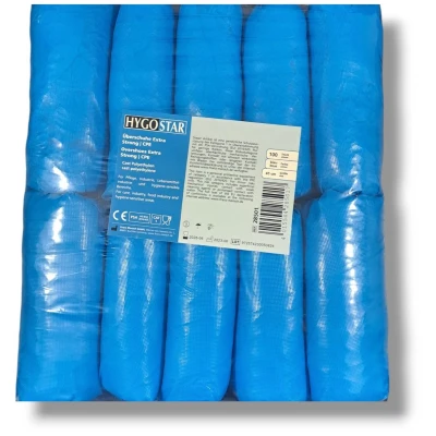 Afbeelding van Hygostar overschoenen waterdicht wegwerp per 100 stuks 75 micron