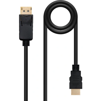 Afbeelding van Adapter DisplayPort naar HDMI NANOCABLE 10.15.430 Zwart 2 m