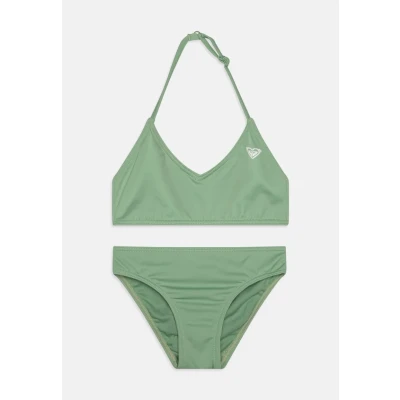 Afbeelding van Roxy Solid Active Bikini voor kinderen, Maat: 128, Basil