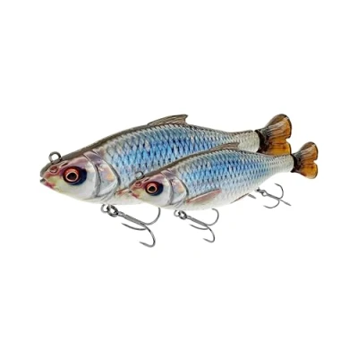Afbeelding van Savage Gear 3D Hard Pulsetail Roach 13,5cm 40gr Slow Sinking Koi Carp (met ratel) Plug