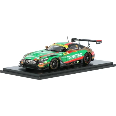 Afbeelding van Mercedes Benz AMG GT3 Spark Modelauto 1:43 2019 Edoardo Mortara Craft Bamboo Racing SA214 FIA GT