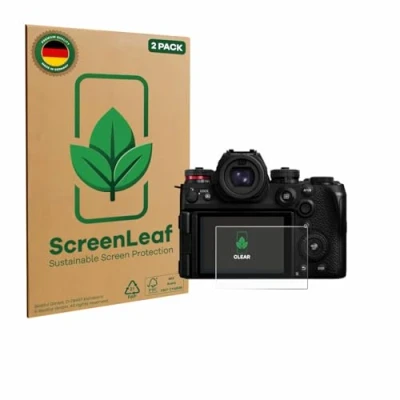 Afbeelding van ScreenLeaf Screenprotector voor Panasonic Lumix DC S1IIE Duurzame schermbescherming Folie Beschermfolie transparant (2 Stuks)