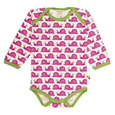 Afbeelding van loud + proud Langarm Body voor kinderen, Maat: 86/92, Fuchsia