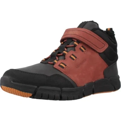 Afbeelding van Geox Jongens J Flexyper Boy B ABX enkellaars, Wine Black, 40 EU